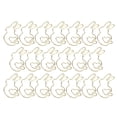 thumbnail image 1 of Clip de Papier, 20pcs Lapin Forme Papier Métal Trombone Mignons Résultats Impressionnants, 1 of 14