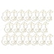 thumbnail image 2 of Clip de papel, 20 unidades, Clips de papel metálicos con forma de conejo, aspecto llamativo Jadeshay  A, 2 of 8
