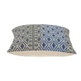 thumbnail image 4 of Gray and Blue Aztec Diamond Throw Pillow, 4 of 6