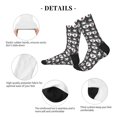 thumbnail image 4 of Vsdgher Husky Unisex Crew Socks Lightweight Breathable Ventilation Ankle Socks, Mid-calf socks for Daily, 4 of 7