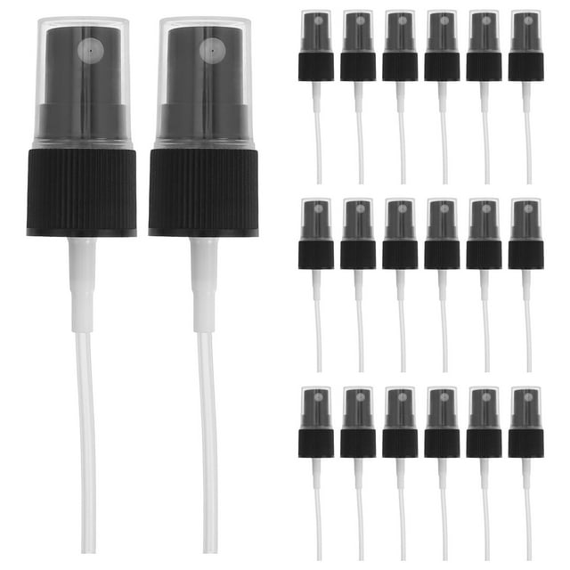 MasteelfCA 20 Pcs Accessoires de Buse de Parfum Remplacement de Buse de Bouteille (Noir)