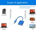 USB 3.0 To VGA Adapter Cable External Graphic Card Video Multidisplay