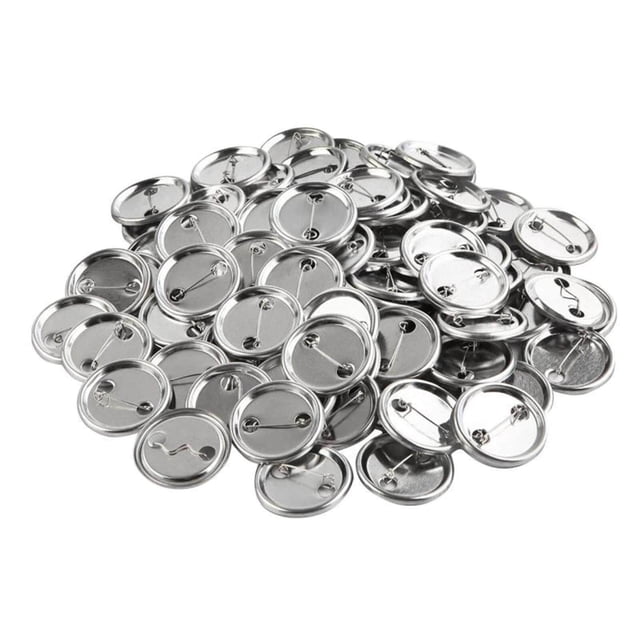 50Sets/100Sets Blank Button Badge Components Supplies Pins DIY Crafts Art for Maker Machine