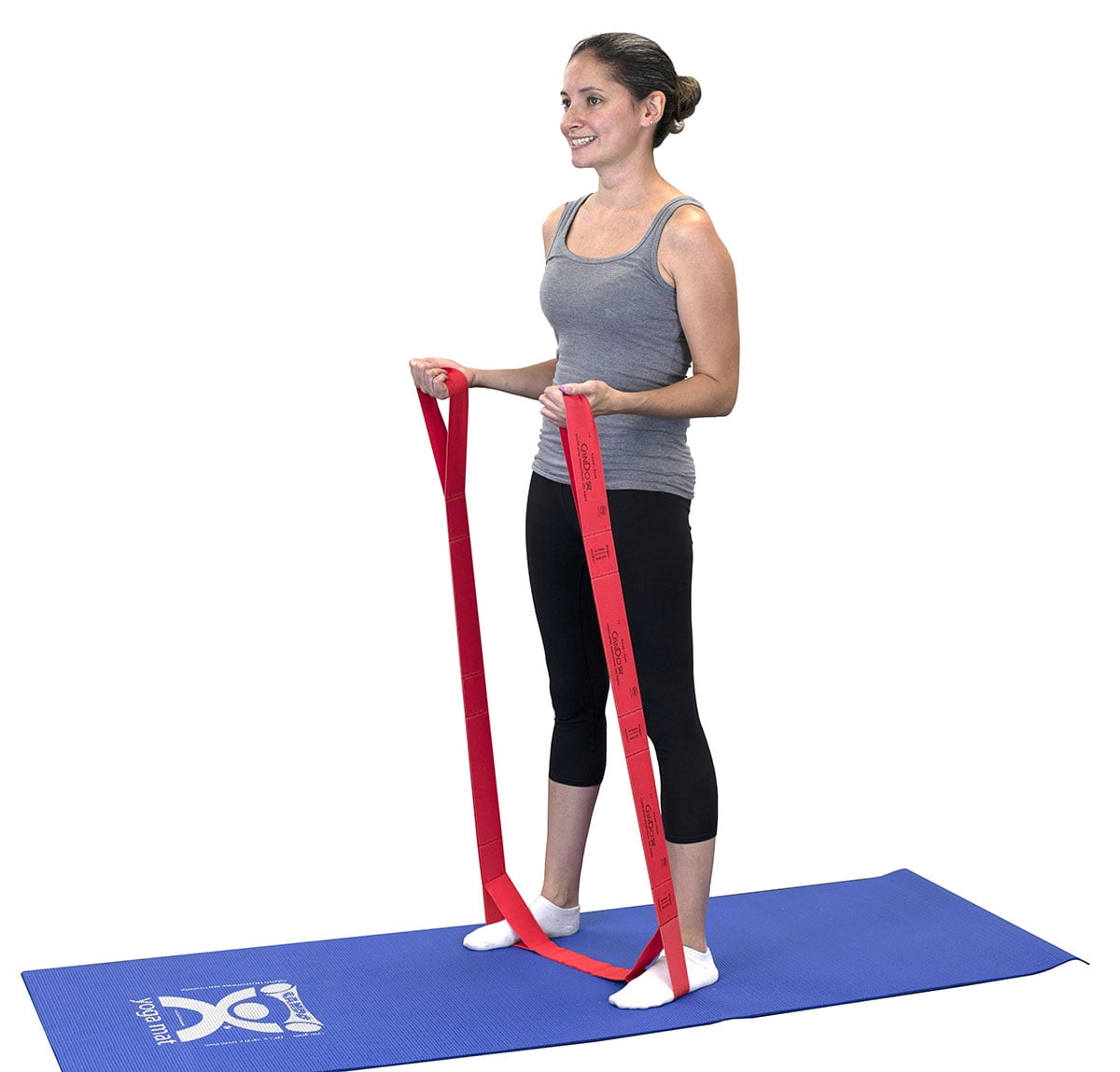CanDo Multi-Grip Exerciser, light, red, case of 24