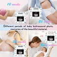 thumbnail image 3 of Sonogram Picture Frame Leaf and Wildflower Ultrasound Picture Frame with Baby Countdown Weeks for DIY 4x3 Ultrasound Photo Bear Pregnancy Gifts for DIY Expecting Parents Pregnancy Announcement, 3 of 6