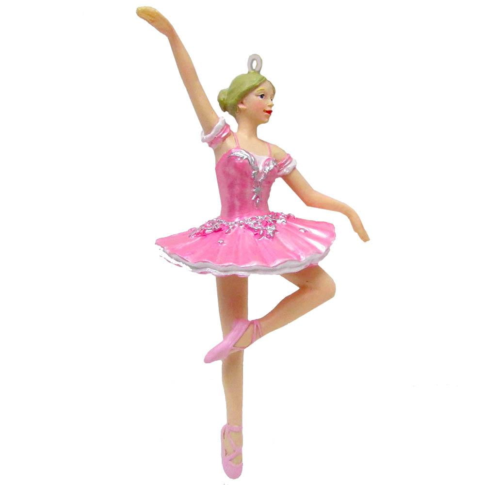 Ballerina in Pink Tutu Resin Ornament (4 inch) - Great Christmas Gift ...