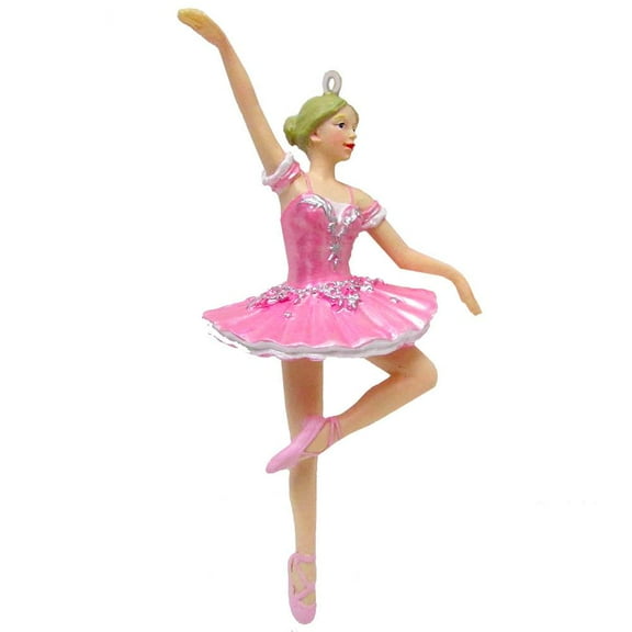 Ballerina in Pink Tutu Resin Ornament (4 inch) - Great Christmas Gift by Nutcracker Ballet Gifts
