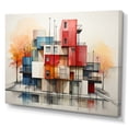 thumbnail image 2 of Designart "Colorful 0 Mid Century Architectural consistency II" Architecture Wall Art Print, 2 of 5