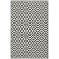 thumbnail image 5 of SAFAVIEH Montauk Corrine Geometric Cotton Area Rug, Ivory/Black, 2' x 3', 5 of 7