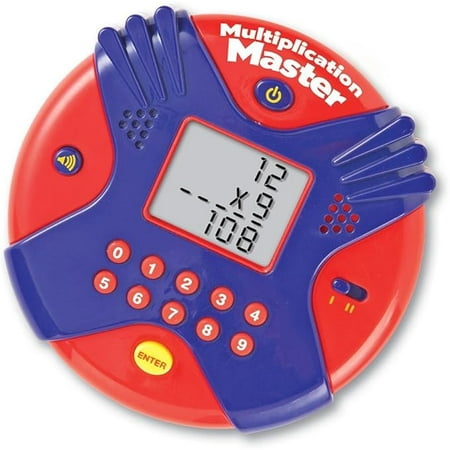 Learning Resources Multiplication Master Electronic Flash Card, Math Skills, Varying Skill Levels, Ages 7+