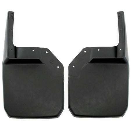 Jeep Commander Mud Flaps Red Hound Auto 2007-2018 Compatible with Jeep Wrangler JK JKU Mud Flaps Guards Splash Flares Front Molded 2pc ()