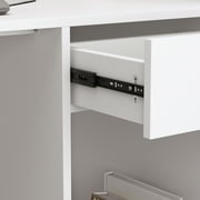 OXYLIFE Reception Desk with Hutch, Lockable Drawer and Storage Cabinet for Office