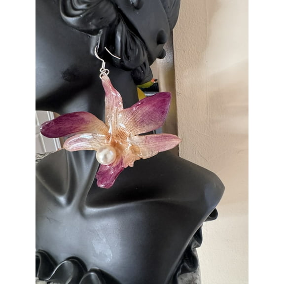 Orchid Dangling Earrings