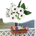 thumbnail image 2 of Mini Artificial Dogwood Flowers Heads and Soft Stem Forever Beautiful Artificial Wild Flowers Christmas or Wedding Garlands Dogwood Flowers Artificial White 12 In, 2 of 9