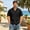 Black, variant on Bbyeadc Men's Button Down Short Sleeve Shirt Casual Summer Beach Wedding Shirts with Pocket,White(XXL)