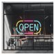 thumbnail image 1 of Letrero De Neón OPEN, Ideal Para Salones, Cafeterías Y Escaparates, Con Luz Regulable De 23cmx40cm, 1 of 2
