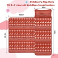thumbnail image 5 of Red Christmas Reindeer Pattern Toddler Nap Mats for Kids Preschool,50"x20" Sleeping Mat Bag or Kids,Toddler Sleeping Bag,Toddler Nap Mat or Daycare, 5 of 6