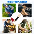 thumbnail image 2 of Unique Bargains Pair HPPE Protection Arm Cut Resistant Sleeves Prevent Scratch for Garden Kitchen Work Black 18.11', 2 of 7