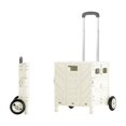 thumbnail image 1 of maskred Lightweight Durable Folding Utility Cart For On Go Essential For Outdoor white 2 rounds, 1 of 6