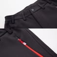 thumbnail image 4 of Pantalones de trabajo Pantalones de lana para exteriores Pantalones de esquí Softshell impermeables unisex y pantalones de cachemira 4XL ER, 4 of 5
