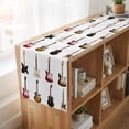 thumbnail image 6 of Table Runners 72 Inches Long Dress Scarves, Music Farmhouse Kitchen Table Runner, Coffee Tablerunners, Red Beige Guitar Modern Art 13x72 Inch, 6 of 9