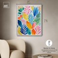 thumbnail image 4 of Foliage Flux I Canvas Print Tropical Wall Decor by Art Remedy, Silver Frame, 30 x 36, 4 of 6