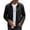 Black, variant on COOFANDY Jackets for Men Casual Full Zip Jackets Stand Collar Jacket Fashion Fall Coat