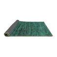 thumbnail image 2 of Ahgly Company Indoor Rectangle Oriental Turquoise Blue Modern Area Rugs, 3' x 5', 2 of 4