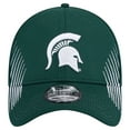 thumbnail image 2 of Men's New Era Green Michigan State Spartans Active Slash Sides 39THIRTY Flex Hat, 2 of 5