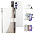 thumbnail image 2 of Funda cartera GANGXUN para Samsung Galaxy A54 5G , cuero PU con tarjetero, cremallera, correa de mano, soporte y protección 447°, 2 of 6