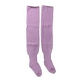 thumbnail image 4 of Wozhidaose Thigh High Stockings Womens Socks Soild Plus Size Over Knee Cotton Socks Extra Long Extra Thick Thigh Socks Tall Socks Socks for Women, 4 of 7