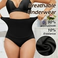thumbnail image 2 of GAI YI High Waisted Underwear for Women Seamless No Show Quick Dry Invisible Panties Black L, 2 of 7