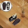 thumbnail image 3 of 1 Set Mini Coffin with Skeleton Halloween Decoration Funny Prank Props Creative Tabletop Decor for Halloween Parties Stage Props, 3 of 9