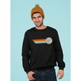 thumbnail image 2 of Retro Dippin' Dots Ice Cream Stripes - Cool Summer Graphic Men's Sweatshirt, 2 of 4