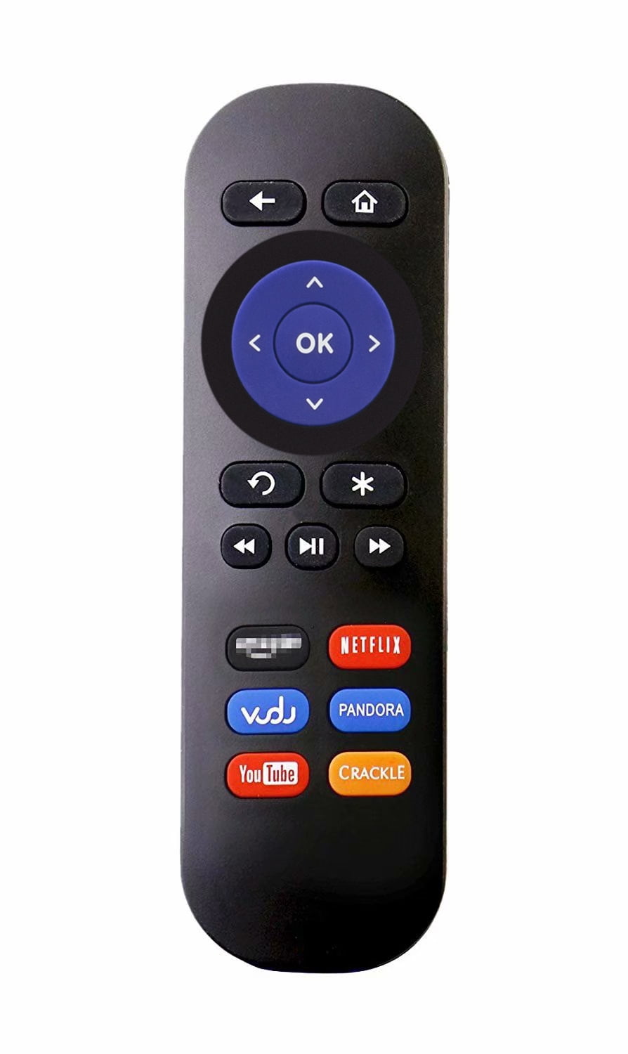 New IR Remote Control for 1 2 3 4 LT HD XD XS Streaming Player with Netflix Vudu YouTube Crackle Key -