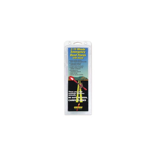 ORION 315308 15 MINUTE EMERGENCY FLARE KIT  3-PACK