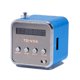 thumbnail image 2 of Mini altavoz reproductor de música Radio FM portátil PC soporte de moda tarjeta TF y disco U azul, 2 of 5