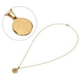 thumbnail image 4 of Collar de San Benito Bling Bling de Acero Inoxidable Medalla de Madonna Joyería de Regalo, 4 of 12