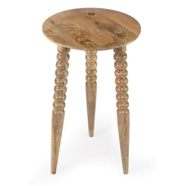 Maklaine Modern / Contemporary Natural Finish Wood Accent Table