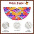thumbnail image 5 of Kll Magic Mushrooms Christmas Tree Skirt 48",Party Decorations Farmhouse For Christmas Decorations Holiday Party, 5 of 8