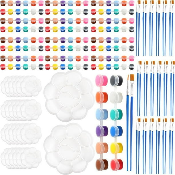 Juego de 720 Mini Pinturas Acrílicas, Tiras de Pintura Acrílica para Niños y Adultos, Juego de Pintura para Niños para Regalos de Fiesta en Casa, Juego 1