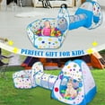 thumbnail image 2 of CASEMIOL 3 in1 Kids Play Tent Baby Tunnel Ocean Ball Pit Toy Playhouse Playhouse for Kids, 2 of 7