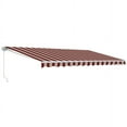 thumbnail image 5 of ALEKO 16' x 10' Retractable Motorized Patio Awning, Multi Striped Red Color, 5 of 7