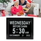 thumbnail image 4 of Reloj Calendario Digital con Recordatorios de Alarma Pantalla Grande de 8 Pulgadas 8 Idiomas Atenuación Automática Gran Regalo para Personas Mayores, 4 of 8