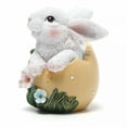 thumbnail image 2 of LAMIRO 6” Springtime Easter Bunny Garden Statue, 2 of 7