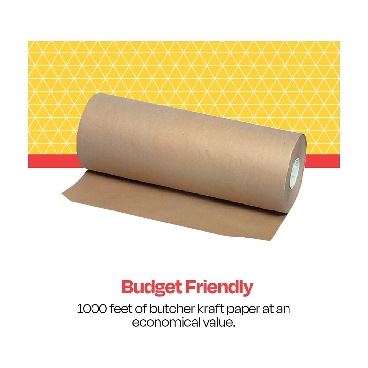 Butcher Kraft Paper Roll, 40 lbs, 24 Inches x 1000 Feet, Brown