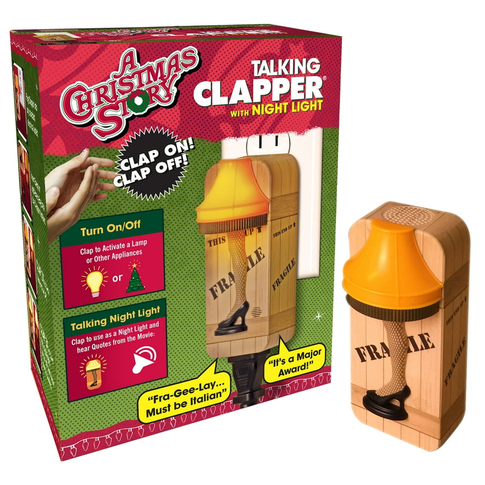The Christmas Story "Leg Lamp" Clapper Nightlight. Wireless Sound