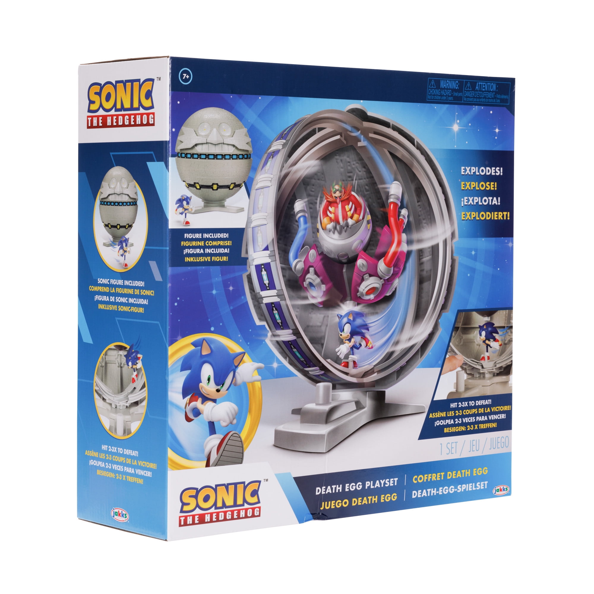 Sonic the Hedgehog 2.5 inch Death Egg Battle Action Figure Playset with  Sonic 