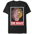 thumbnail image 4 of Disney Beauty And The Beast Split Black T-Shirt-XXXXX-Large, 4 of 4
