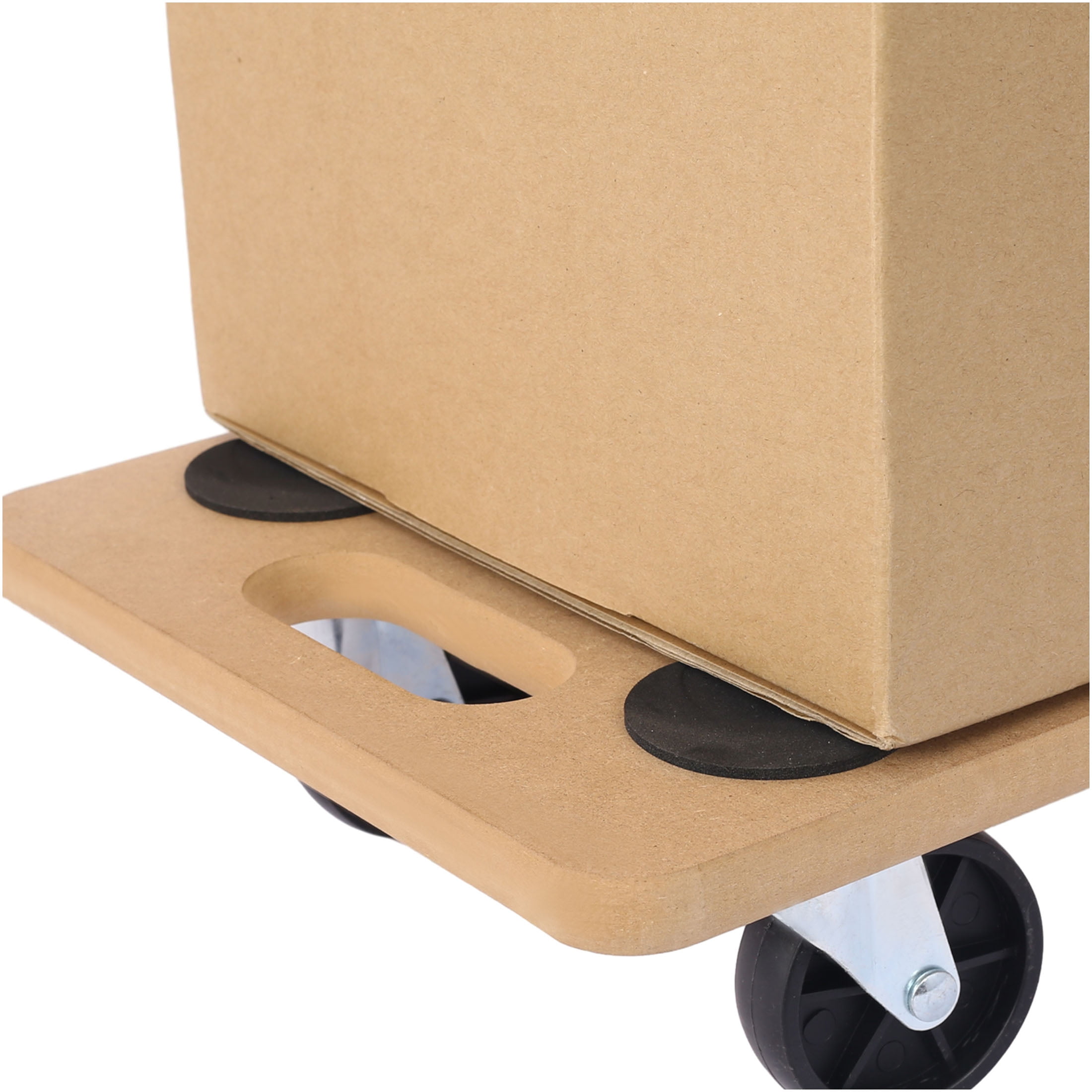 JERFIT Heavy Duty Furniture Dolly Mover with Wheels, 2-Pack 500lb Capacity Wood Moving Platform for Appliances, Piano, Couch